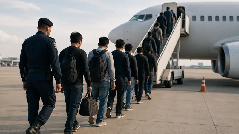 Laos Kirim Pulang 41 Pekerja Thailand dari Industri Perjudian Ilegal